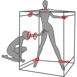 SECRET DOME KINK CLUB CABINA SCANDALE NEGRO ROJO