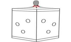 SECRET DOME KINK CLUB CABINA SCANDALE NEGRO ROJO