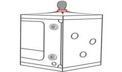 SECRET DOME KINK CLUB CABINA SCANDALE NEGRO ROJO