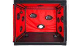 SECRET DOME KINK CLUB CABINA SCANDALE NEGRO ROJO
