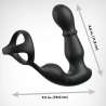 ANAL FANTASY ELITE COLLECTION ANILLO Y MASAJEADOR ANAL VIBRADOR CON CONTROL REMOTO