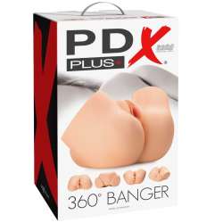 PDX PLUS 360 BANGER MASTURBADOR ANO Y VAGINA REALaSTICOS