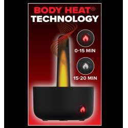 PDX ELITE MILK ME HOTTER MASTURBADOR AUTOMaTICO CON THRUSTING Y VIBRACIaN EFECTO CALOR