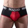 MACHO MS26N SLIP NEGRO ROJO M