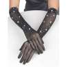 SUBBLIME 957469 GUANTES TRANSPARENTES CON BRILLO NEGRO S M