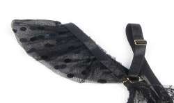 SUBBLIME 957483 CONJUNTO SUJETADOR Y LIGA DE ENCAJE NEGRO S M