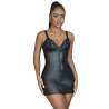 SUBBLIME 957568 VESTIDO DE CUERO CON CREMALLERA NEGRO S M