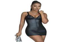 SUBBLIME 957568 VESTIDO DE CUERO CON CREMALLERA NEGRO S M