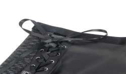 SUBBLIME 957582 CONJUNTO SUJETADOR Y FALDA DE CUERO NEGRO S M