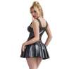 SUBBLIME 957667 VESTIDO DE CUERO CON CREMALLERA DE CORAZaN NEGRO S M