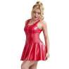 SUBBLIME 957681 VESTIDO DE CUERO CON CREMALLERA DE CORAZaN ROJO S M