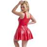 SUBBLIME 957681 VESTIDO DE CUERO CON CREMALLERA DE CORAZaN ROJO S M