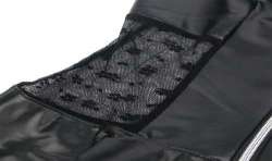 SUBBLIME 957704 VESTIDO DE CUERO CON CREMALLERA Y ENCAJE NEGRO S M