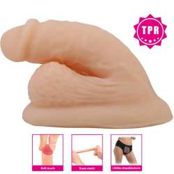 PRETTY LOVE WILDON DILDO ULTRA REALaSTICO Y ELaSTICO 10 CM NATURAL
