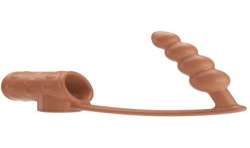 PRETTY LOVE FUNDA PARA PENE CON PLUG ANAL NATURAL