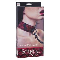CALEXOTICS SCANDAL COLLAR CON CORREA NEGRA