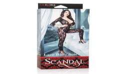 CALEXOTICS SCANDAL BODY DE ENCAJE NEGRO