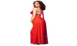 CHILIROSE CR 4857 SET TOP Y PANTALONES ROJO TALLA S