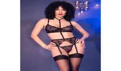 CHILIROSE CR 4852 CONJUNTO LENCERaA NEGRO TALLA S