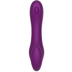XOCOON STRAPLESS STRAP ON VIBRADOR 2 EN 1 CON CONTROL REMOTO MORADO