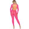 LEG AVENUE BODYSTOCKING ROSA CON ESPALDA ABIERTA TALLA aNICA
