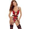 PASSION PORIGELIA CORSET ROJO S M