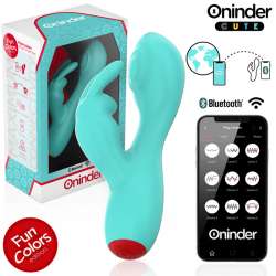 ONINDER CUTE LOVE BUNNY VIBRADOR PUNTO G Y CLaTORIS APP MUNDIAL GRATUITA