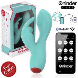 ONINDER CUTE LOVE BUNNY VIBRADOR PUNTO G Y CLaTORIS APP MUNDIAL GRATUITA