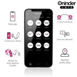 ONINDER CUTE LOVE PLEASURE HUEVO VIBRO WAVE TAPPING SILICONA APP MUNDIAL GRATUITA