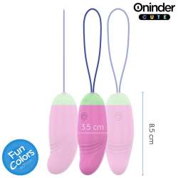 ONINDER CUTE LOVE PLEASURE HUEVO VIBRO ROTADOR 360 SILICONA APP MUNDIAL GRATUITA