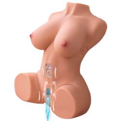XISE DANIA THRUSTING TORSO REALaSTICO CON VIBRACIaN FEMENINO 52 CM