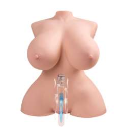 XISE TINY THRUSTING TORSO REALaSTICO CON VIBRACIaN FEMENINO 40 CM