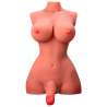 XISE HERMOSA LADY BOY TORSO FEMENINO CON DILDO CON VIBRACIaN Y THRUSTING 49 CM