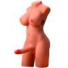 XISE MIAH LADY BOY TORSO FEMENINO CON DILDO CON VIBRACIaN Y THRUSTING 55 CM