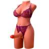 XISE MIAH LADY BOY TORSO FEMENINO CON DILDO CON VIBRACIaN Y THRUSTING 55 CM