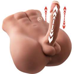 XISE BERTLETT DILDO ASS MASTURBADOR DILDO Y ANO REALaSTICO POSICIaN FRONTAL CON THRUSTING 18 CM