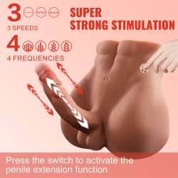 XISE BERTLETT DILDO ASS MASTURBADOR DILDO Y ANO REALaSTICO POSICIaN FRONTAL CON THRUSTING 18 CM