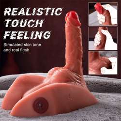 XISE MICHAEL MASTURBADOR DILDO Y ANO REALaSTICO CON THRUSTING 15 CM