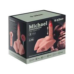 XISE MICHAEL MASTURBADOR DILDO Y ANO REALaSTICO CON THRUSTING 15 CM