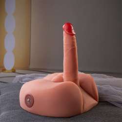 XISE HONEY MASTURBADOR DILDO REALaSTICO CON VIBRACIaN 25 CM
