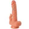 SHEQU JULIAN DILDO Y ESTIMULADOR DE CLaTORIS CON VIBRACIaN Y CONTROL REMOTO 16 CM