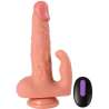SHEQU HAYDEN DILDO Y ESTIMULADOR DE CLaTORIS CON VIBRACIaN Y CONTROL REMOTO 16 CM