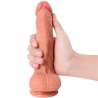 SHEQU HAYDEN DILDO Y ESTIMULADOR DE CLaTORIS CON VIBRACIaN Y CONTROL REMOTO 16 CM