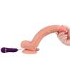 SHEQU OPTIMUS DILDO VIBRADOR CON CONTROL REMOTO 28 CM