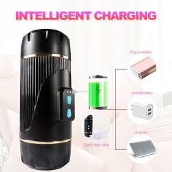 SHEQU KAY MASTURBADOR DOBLE CON VIBRACIaN DUAL BOCA Y VAGINA