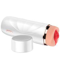 SHEQU RILEY MASTURBADOR VAGINA CON VIBRACIaN Y ONDAS ESTIMULADORAS