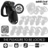 ADDICTED TOYS LOCKED MINDNIGHT CELL JAULA PARA PENE TALLA L