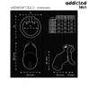 ADDICTED TOYS LOCKED MINDNIGHT CELL JAULA PARA PENE TALLA S 48 CM