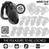ADDICTED TOYS LOCKED MINDNIGHT CELL JAULA PARA PENE TALLA S 48 CM