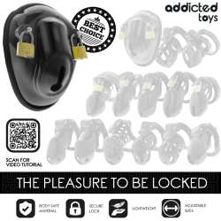 ADDICTED TOYS LOCKED KEYLESS RESTRAINT JAULA PARA PENE 115 CM